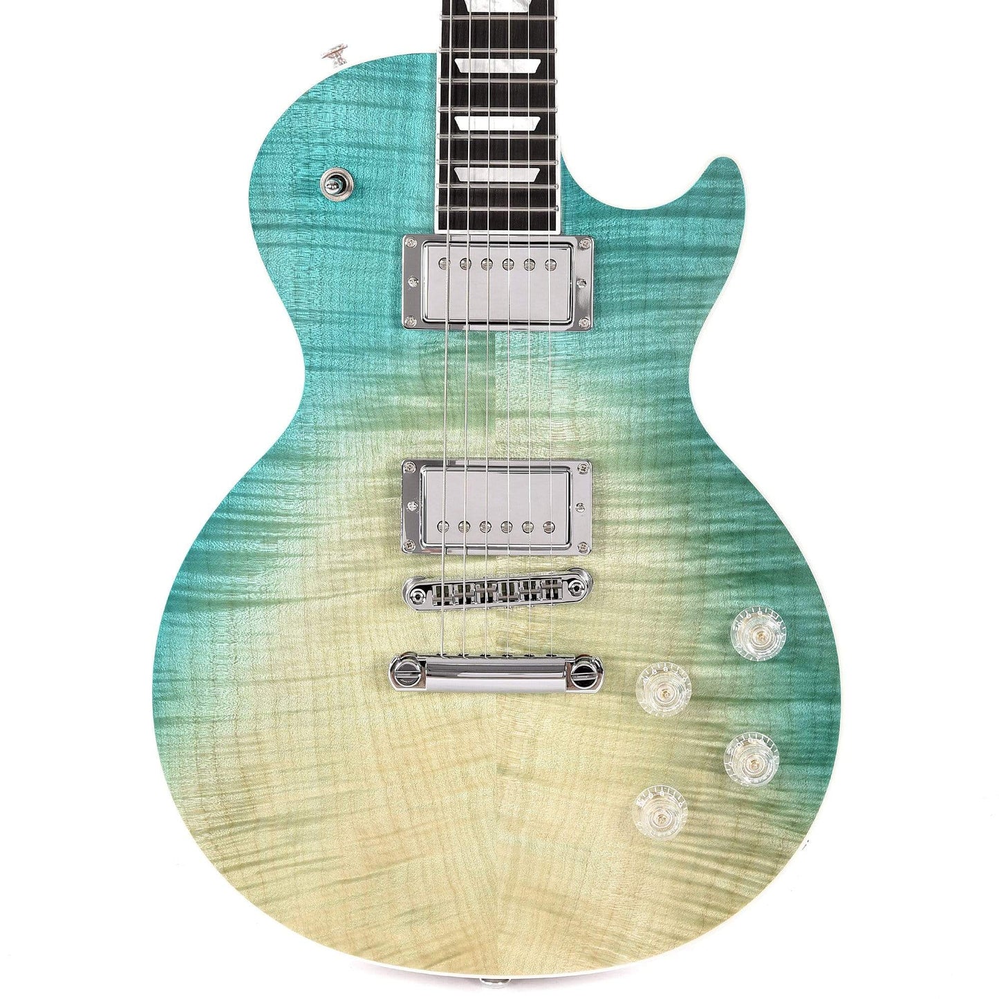 Gibson USA Les Paul High Performance 2019 Seafoam Fade Electric Guitars / Solid Body