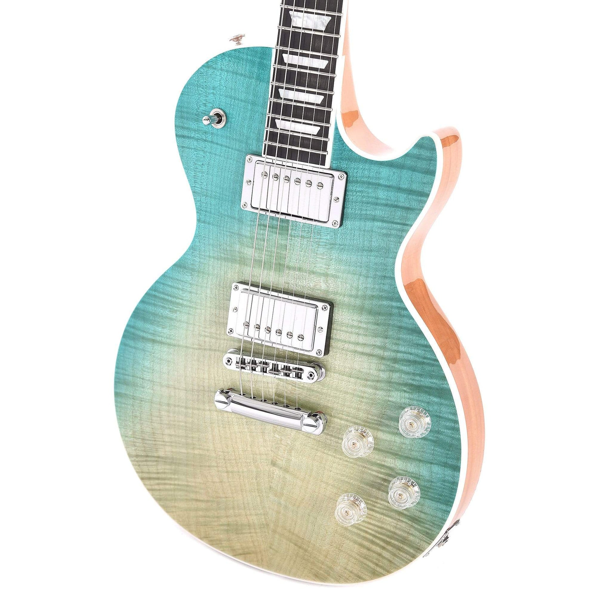 Gibson USA Les Paul High Performance 2019 Seafoam Fade Electric Guitars / Solid Body
