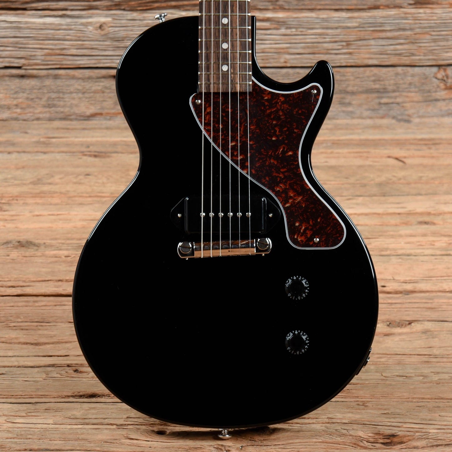 Gibson USA Les Paul Junior Ebony Electric Guitars / Solid Body