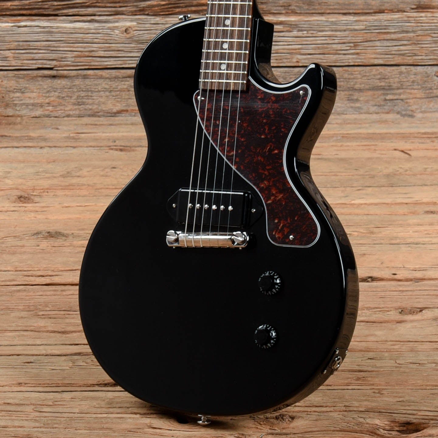 Gibson USA Les Paul Junior Ebony Electric Guitars / Solid Body