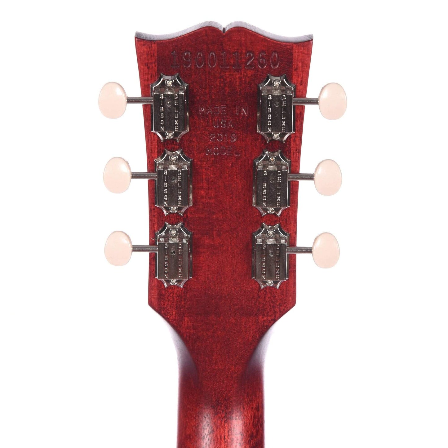 Gibson USA Les Paul Junior Tribute DC 2019 Worn Cherry Electric Guitars / Solid Body