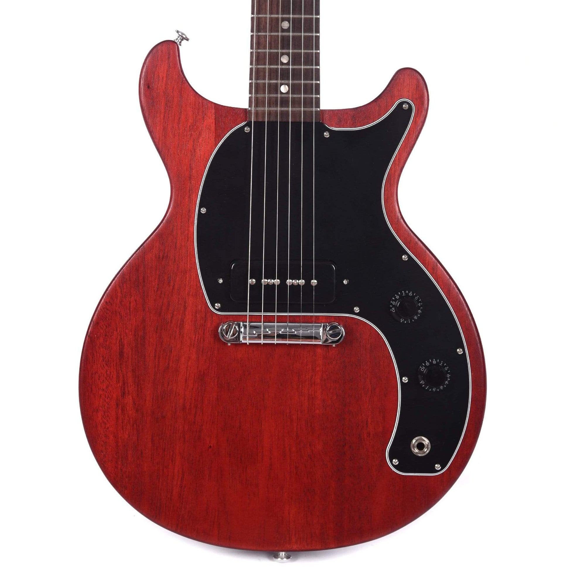 Gibson USA Les Paul Junior Tribute DC 2019 Worn Cherry Electric Guitars / Solid Body