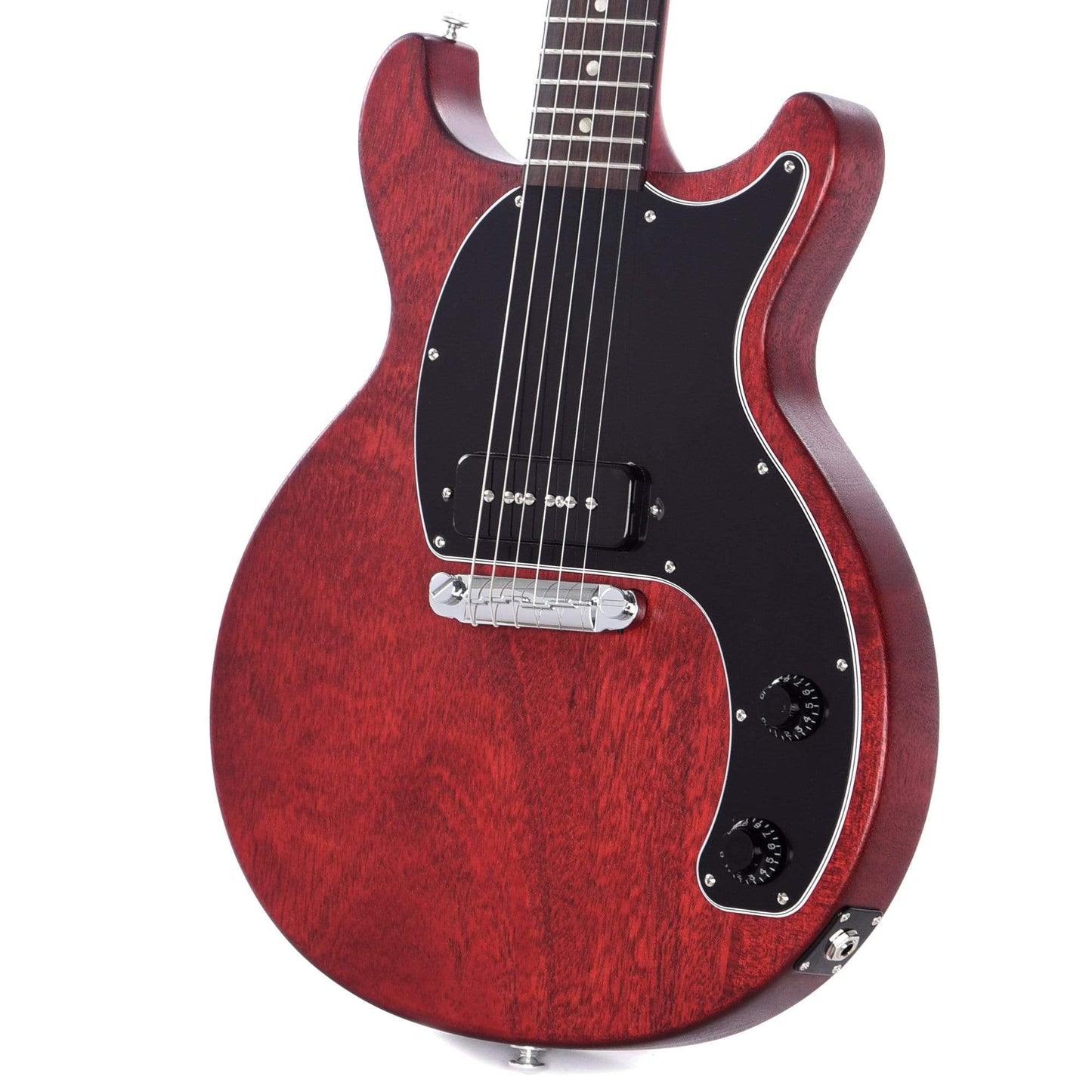 Gibson USA Les Paul Junior Tribute DC Worn Cherry Electric Guitars / Solid Body