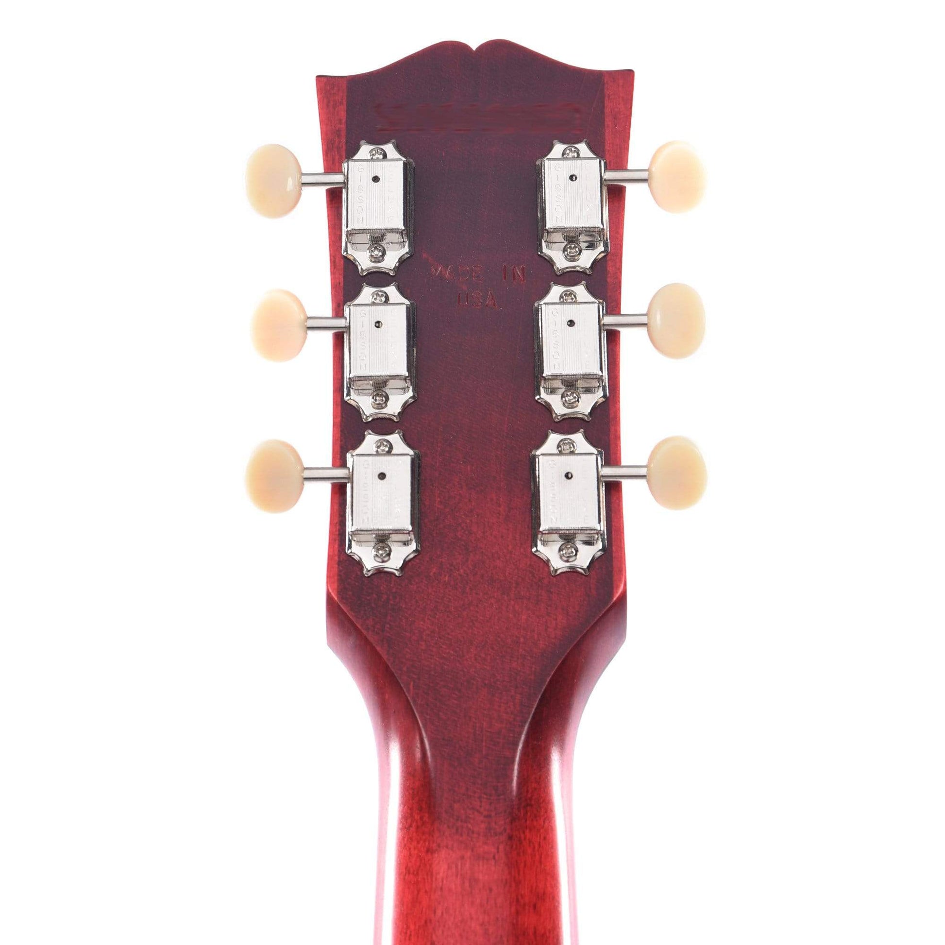 Gibson USA Les Paul Junior Tribute DC Worn Cherry Electric Guitars / Solid Body