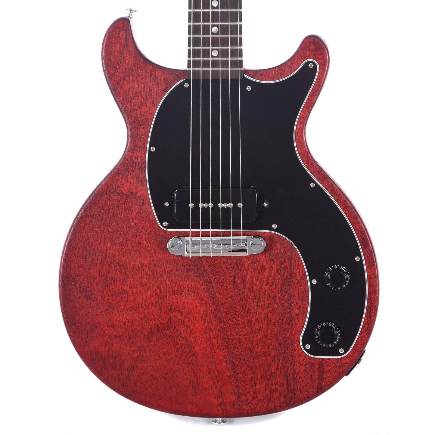 Gibson USA Les Paul Junior Tribute DC Worn Cherry Electric Guitars / Solid Body