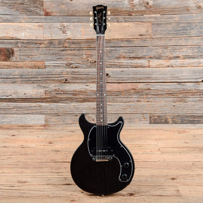 Gibson USA Les Paul Junior Tribute DC Worn Ebony Electric Guitars / Solid Body