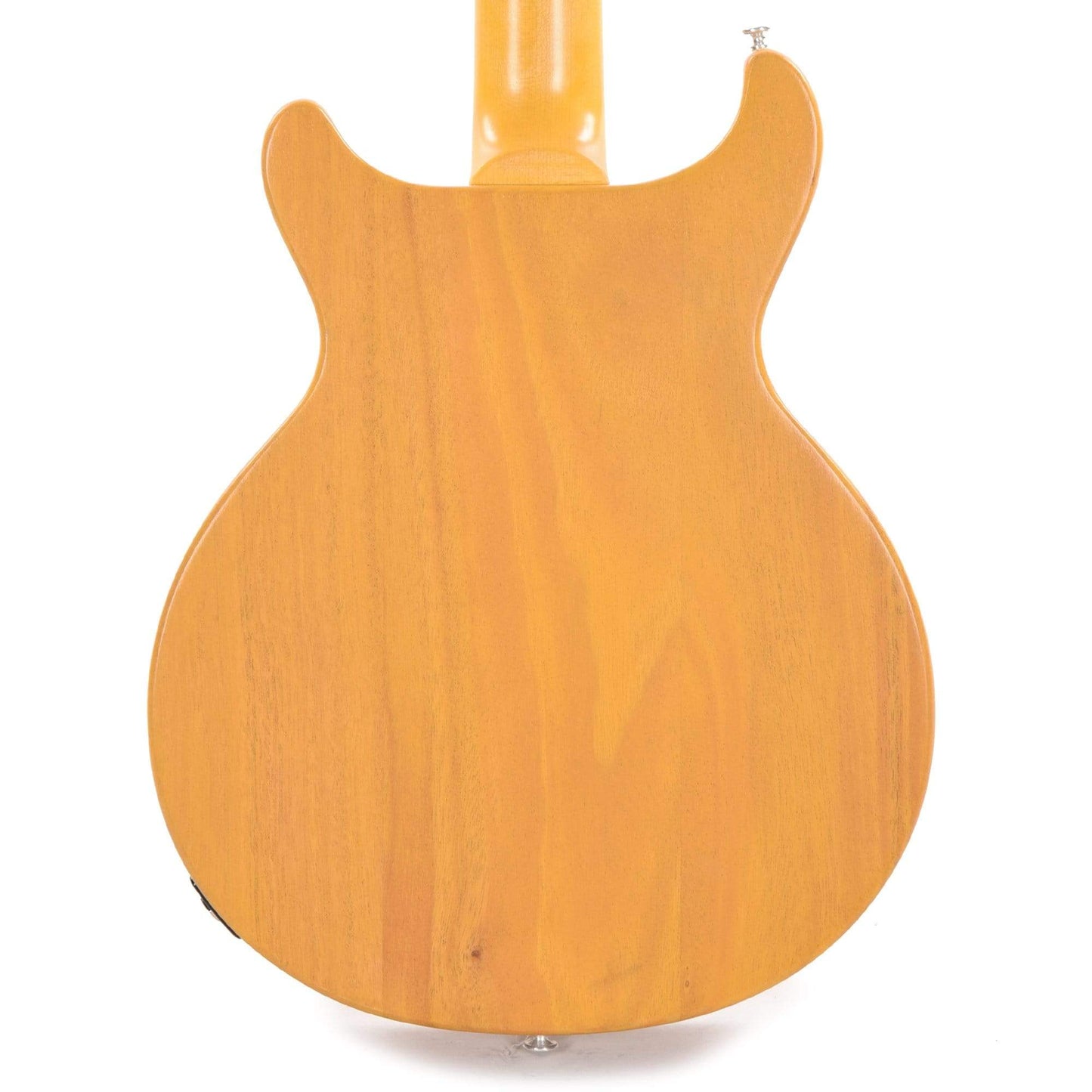 Gibson USA Les Paul Junior Tribute DC Worn TV Yellow w/Tortoise Pickguard Electric Guitars / Solid Body