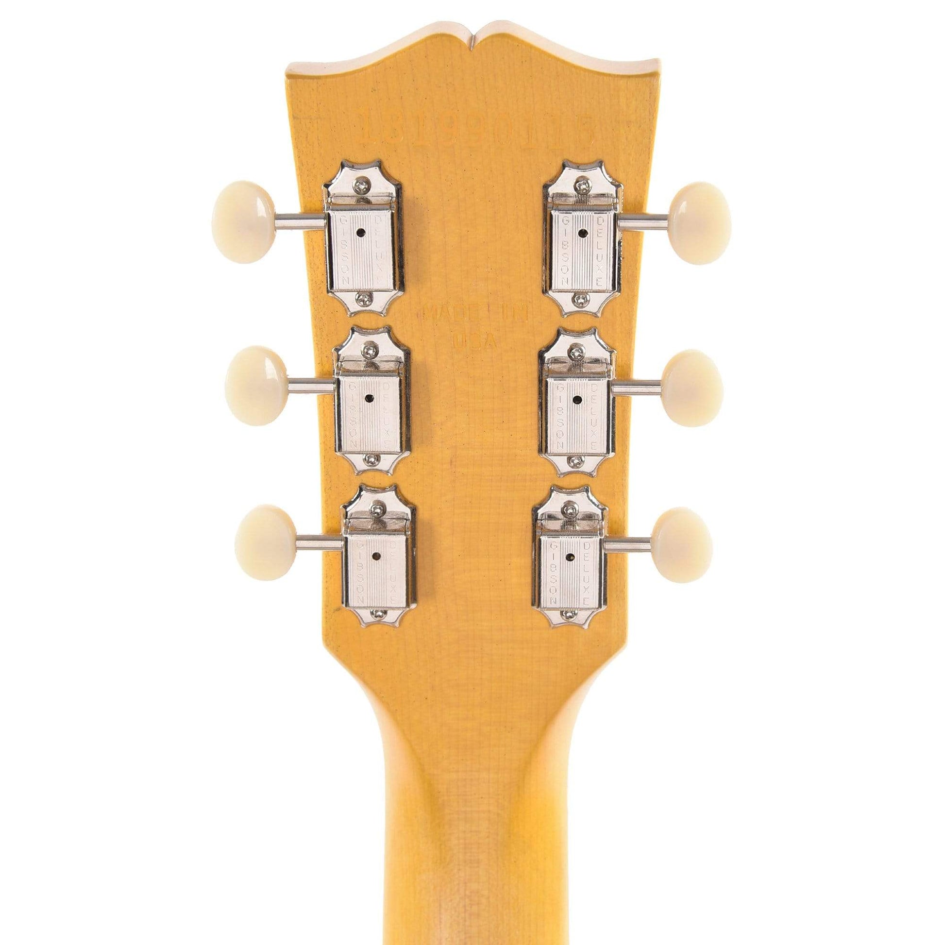 Gibson USA Les Paul Junior Tribute DC Worn TV Yellow w/Tortoise Pickguard Electric Guitars / Solid Body
