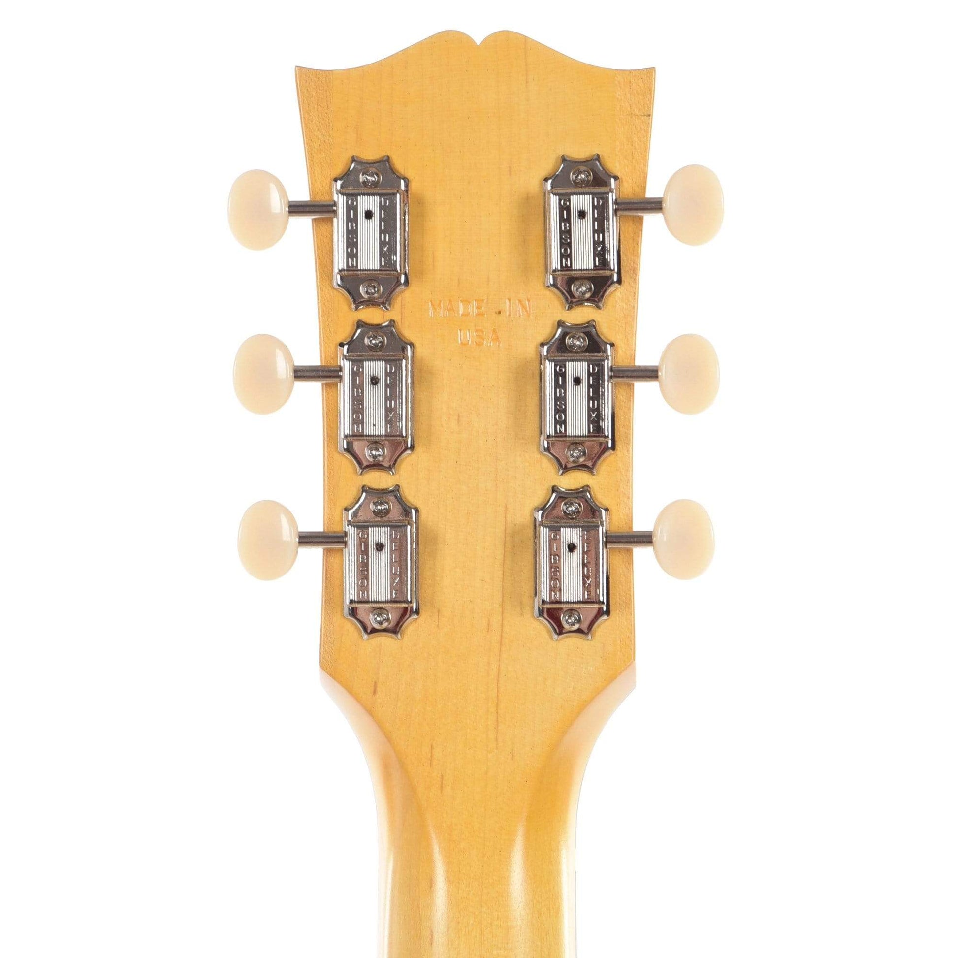 Gibson USA Les Paul Junior Tribute DC Worn TV Yellow w/Tortoise Pickguard Electric Guitars / Solid Body