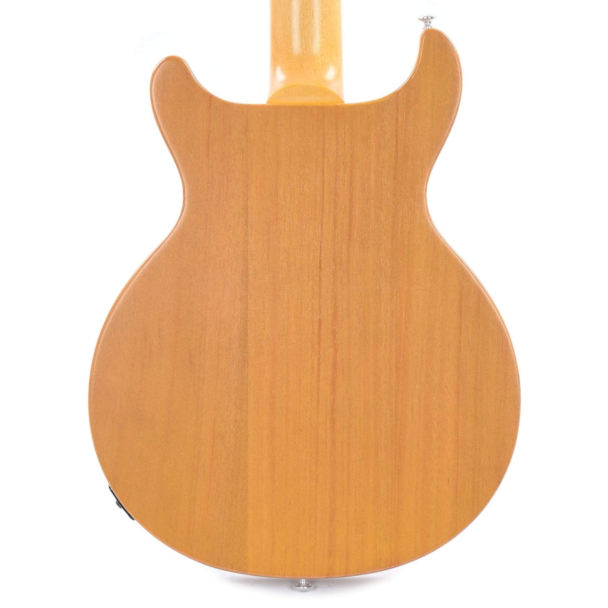 Gibson USA Les Paul Junior Tribute DC Worn TV Yellow w/Tortoise Pickguard Electric Guitars / Solid Body