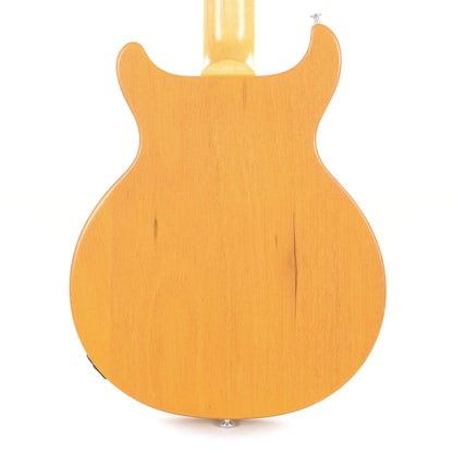 Gibson USA Les Paul Junior Tribute DC Worn TV Yellow w/Tortoise Pickguard Electric Guitars / Solid Body