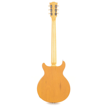 Gibson USA Les Paul Junior Tribute DC Worn TV Yellow w/Tortoise Pickguard Electric Guitars / Solid Body