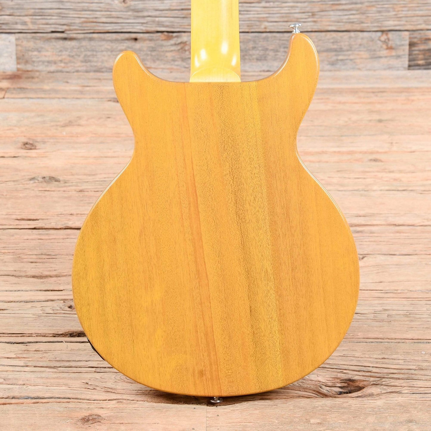 Gibson USA Les Paul Junior Tribute DC Worn TV Yellow w/Tortoise Pickguard Electric Guitars / Solid Body