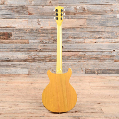 Gibson USA Les Paul Junior Tribute DC Worn TV Yellow w/Tortoise Pickguard Electric Guitars / Solid Body