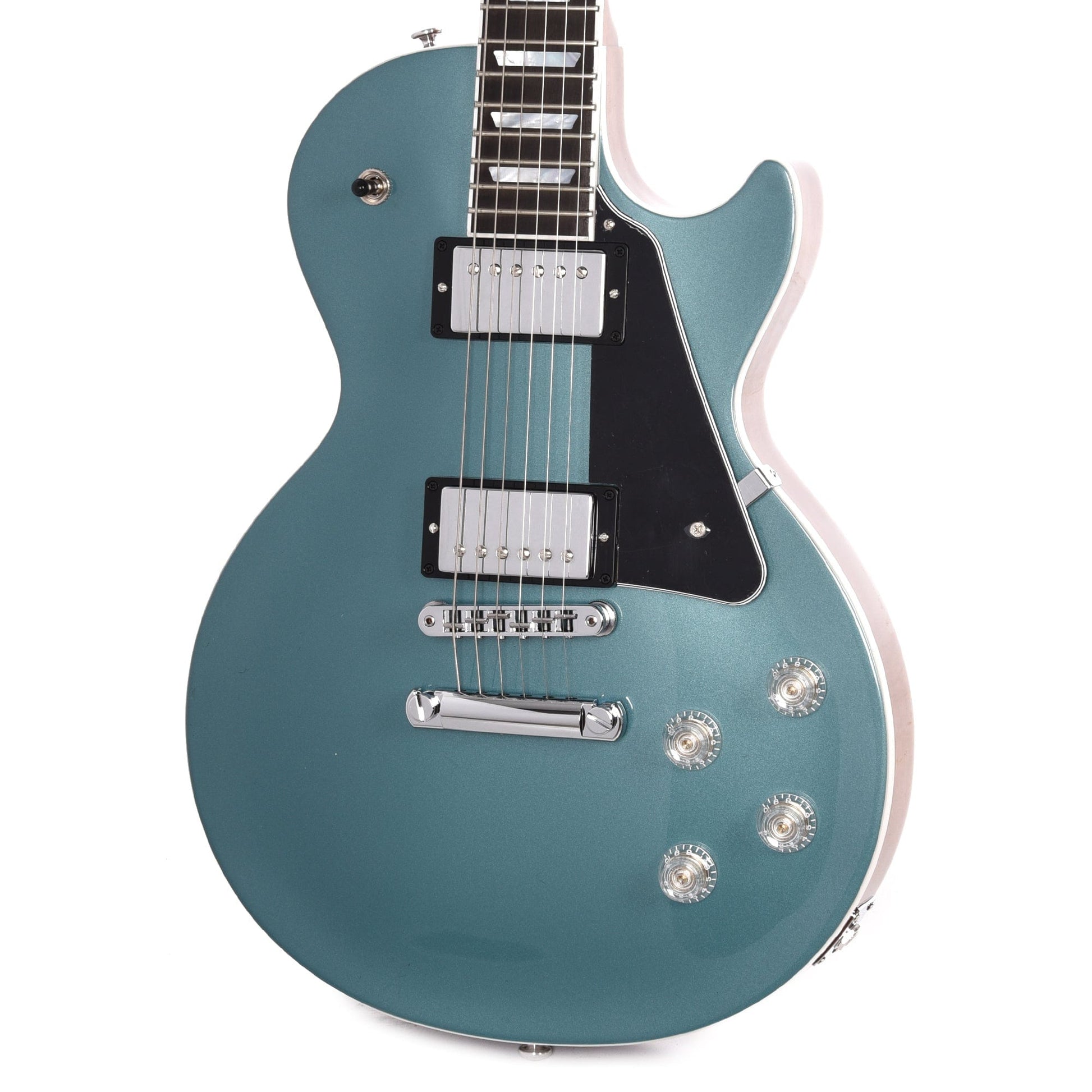 Gibson USA Les Paul Modern Faded Pelham Blue Electric Guitars / Solid Body