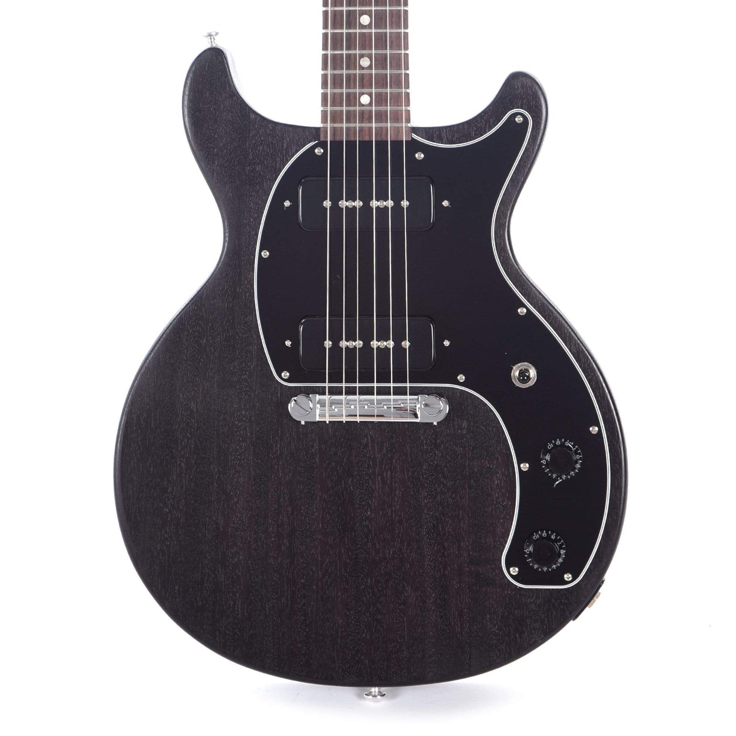 Gibson USA Les Paul Special Tribute DC Worn Ebony Electric Guitars / Solid Body