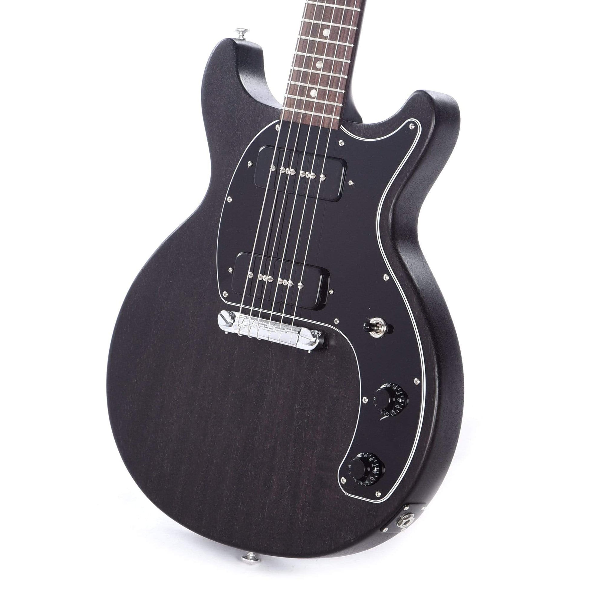 Gibson USA Les Paul Special Tribute DC Worn Ebony Electric Guitars / Solid Body