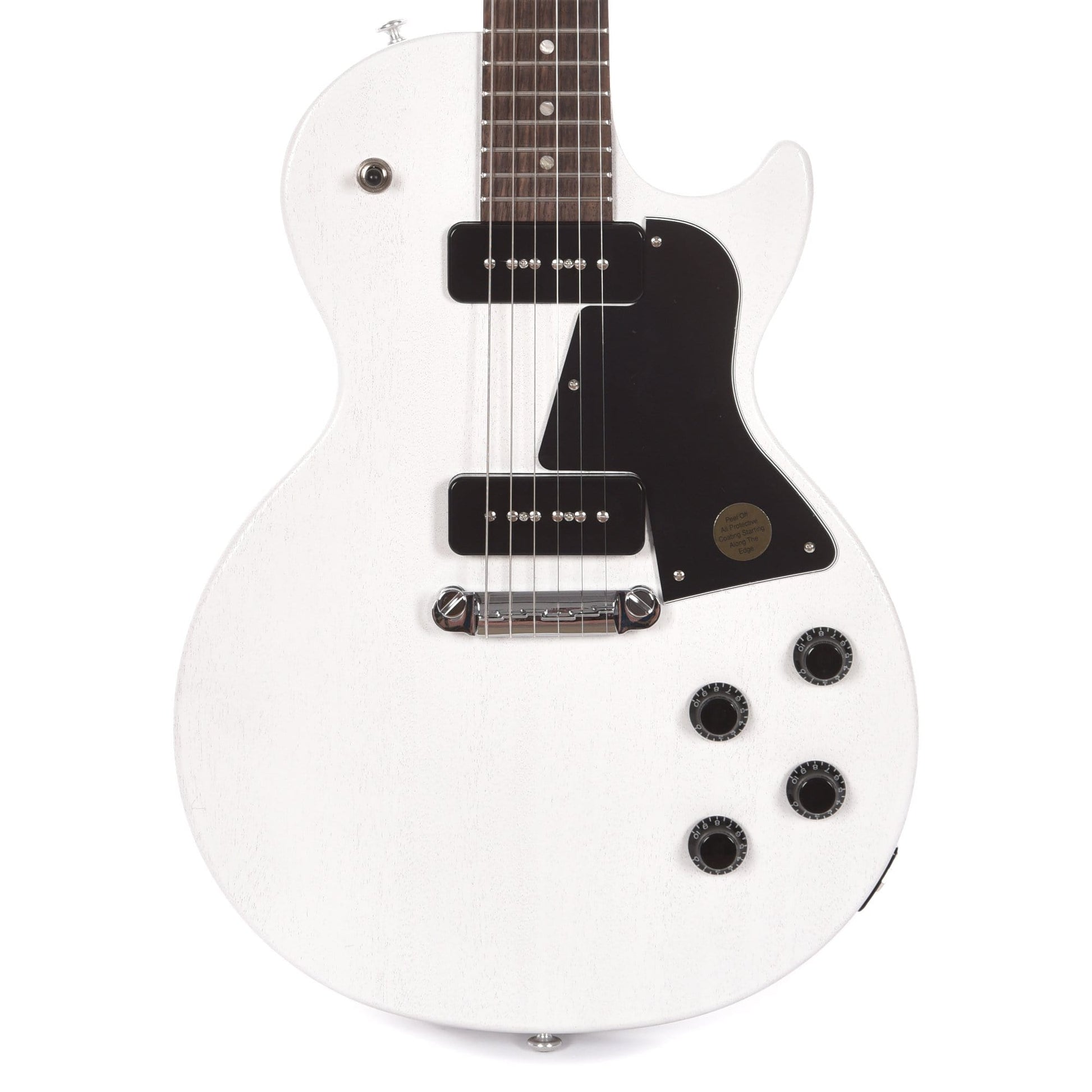 Gibson USA Les Paul Special Tribute P-90 Worn White Electric Guitars / Solid Body