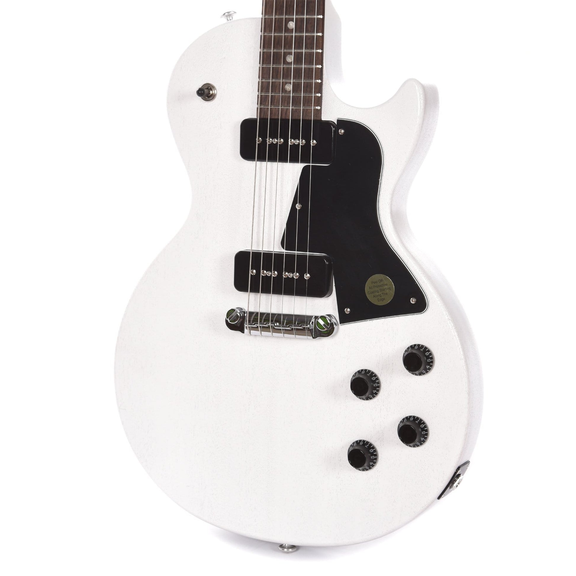 Gibson USA Les Paul Special Tribute P-90 Worn White Electric Guitars / Solid Body