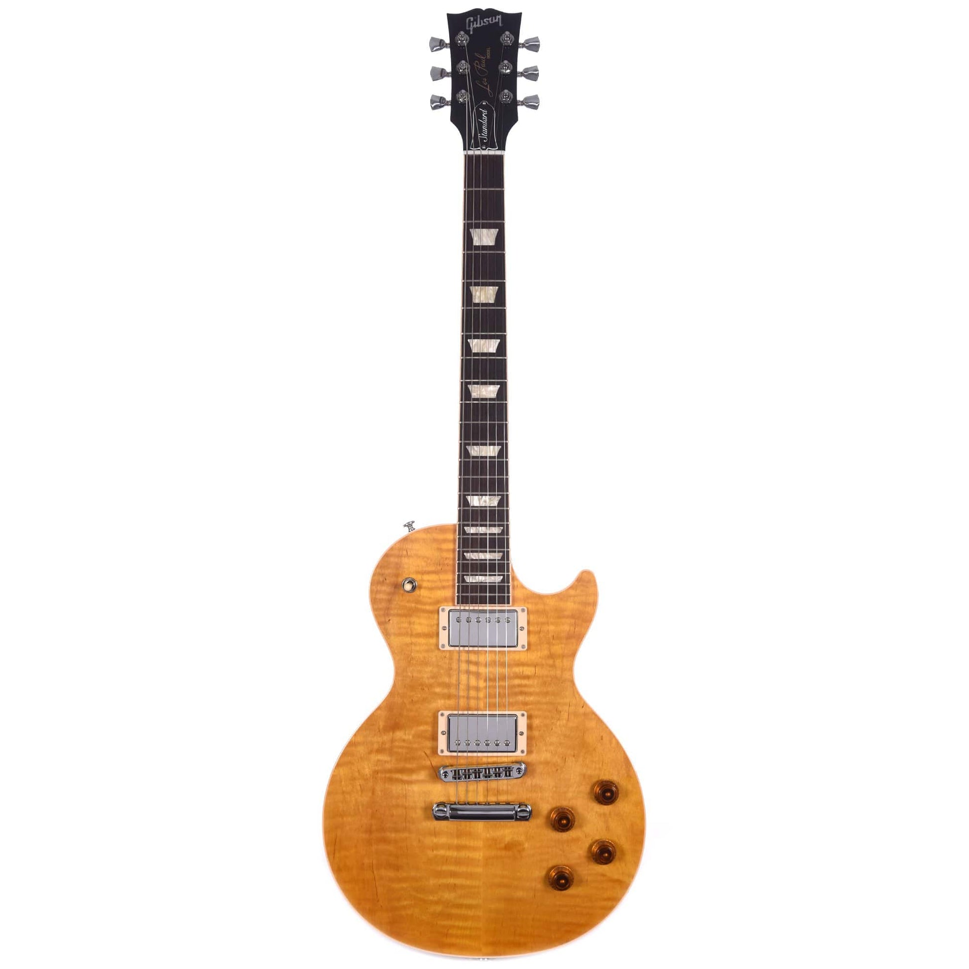 Gibson USA Les Paul Standard 2019 Trans Amber Electric Guitars / Solid Body