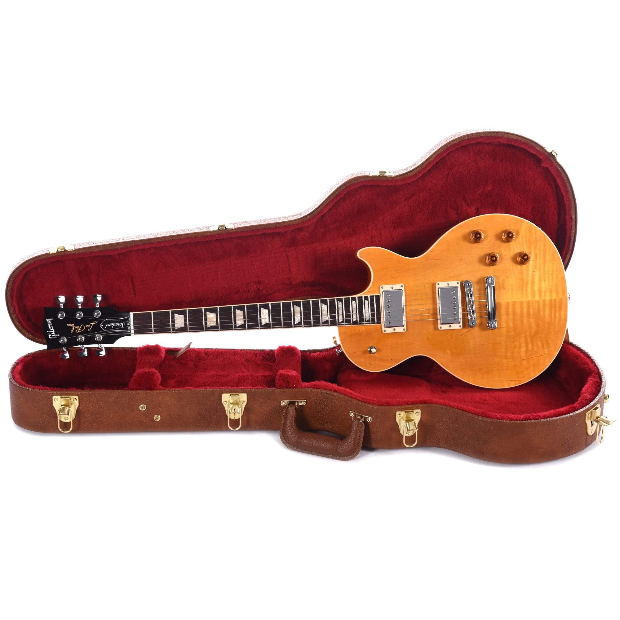 Gibson USA Les Paul Standard 2019 Trans Amber – Chicago Music Exchange