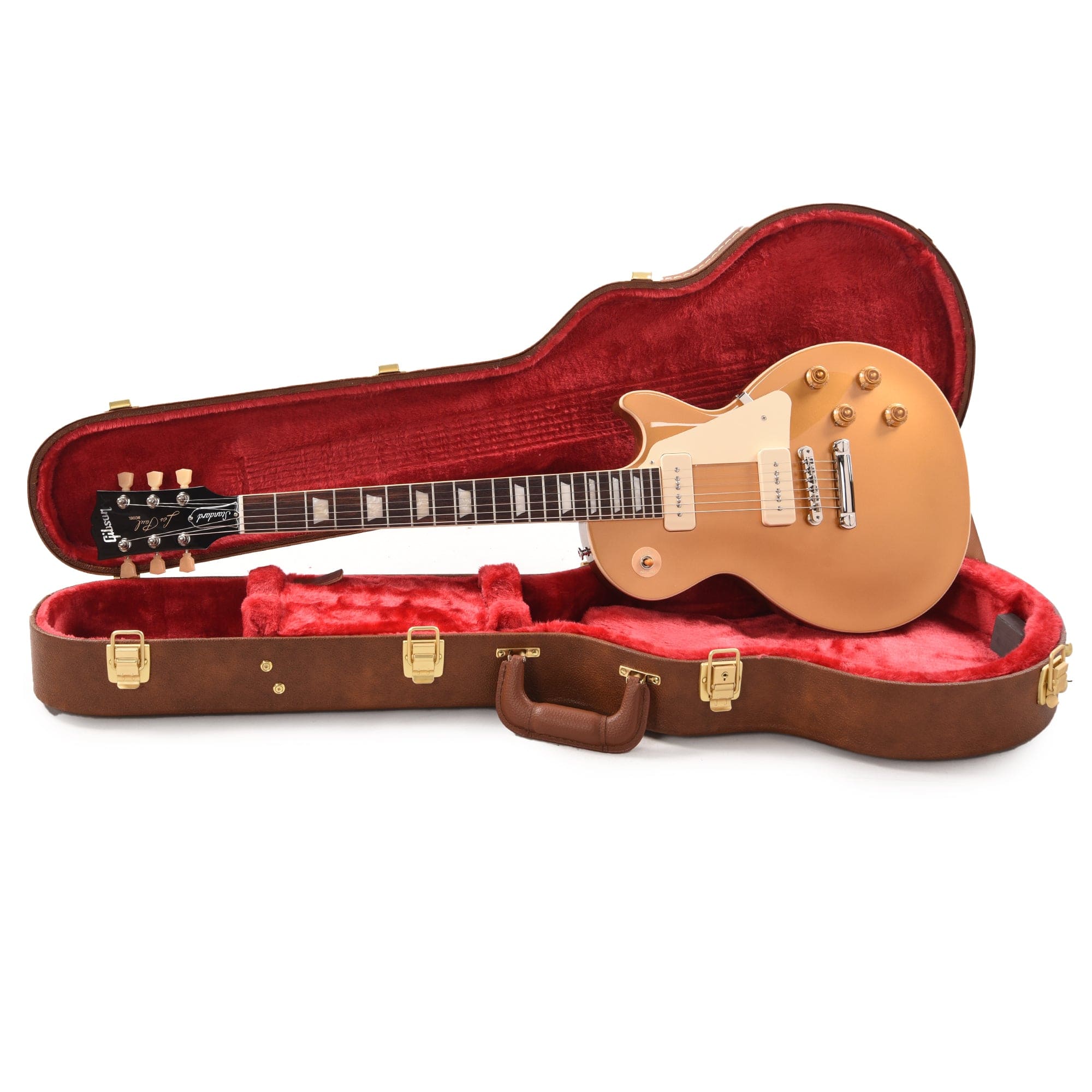 Gibson USA Les Paul Standard '50s P-90 Gold Top Electric Guitars / Solid Body