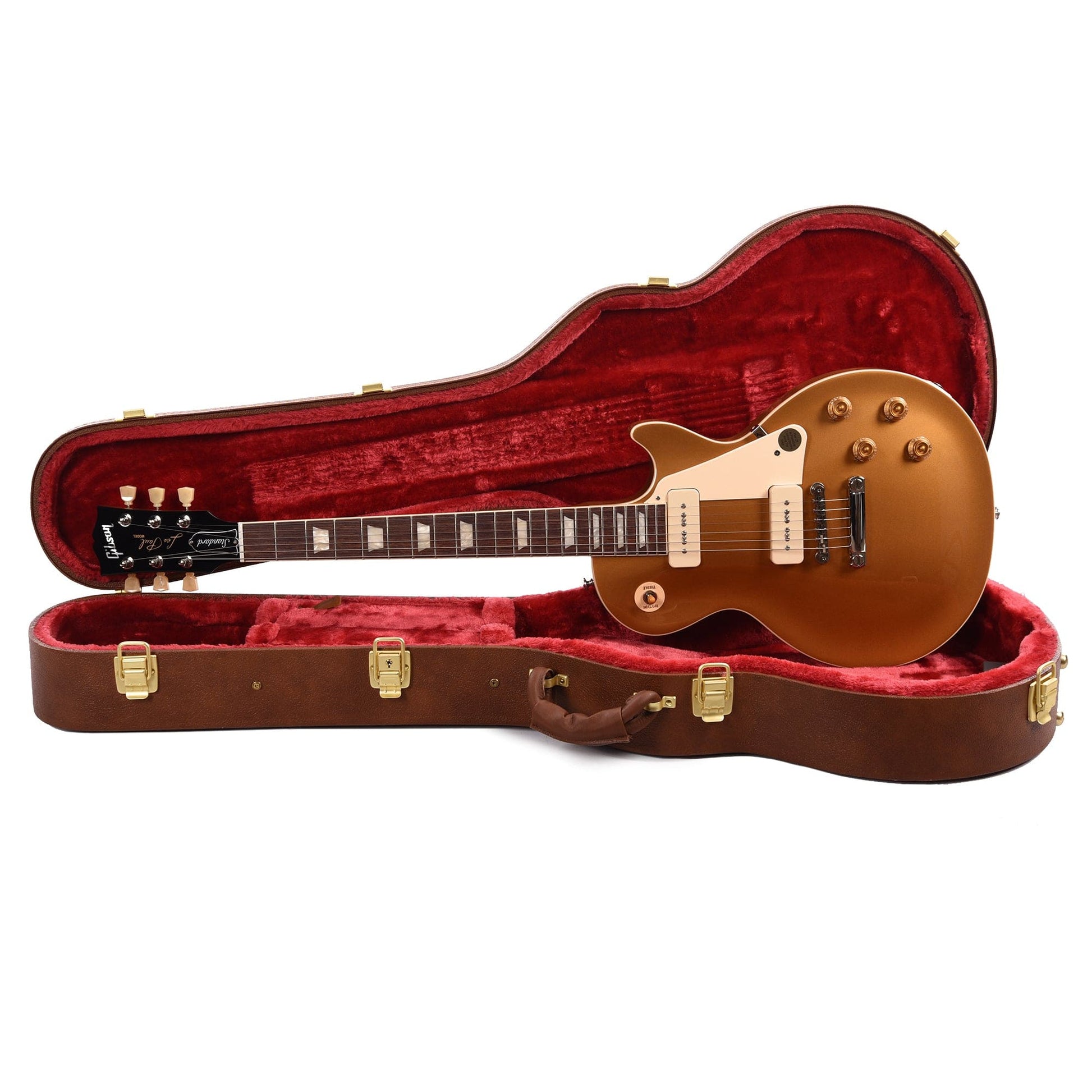 Gibson USA Les Paul Standard '50s P-90 Goldtop Electric Guitars / Solid Body