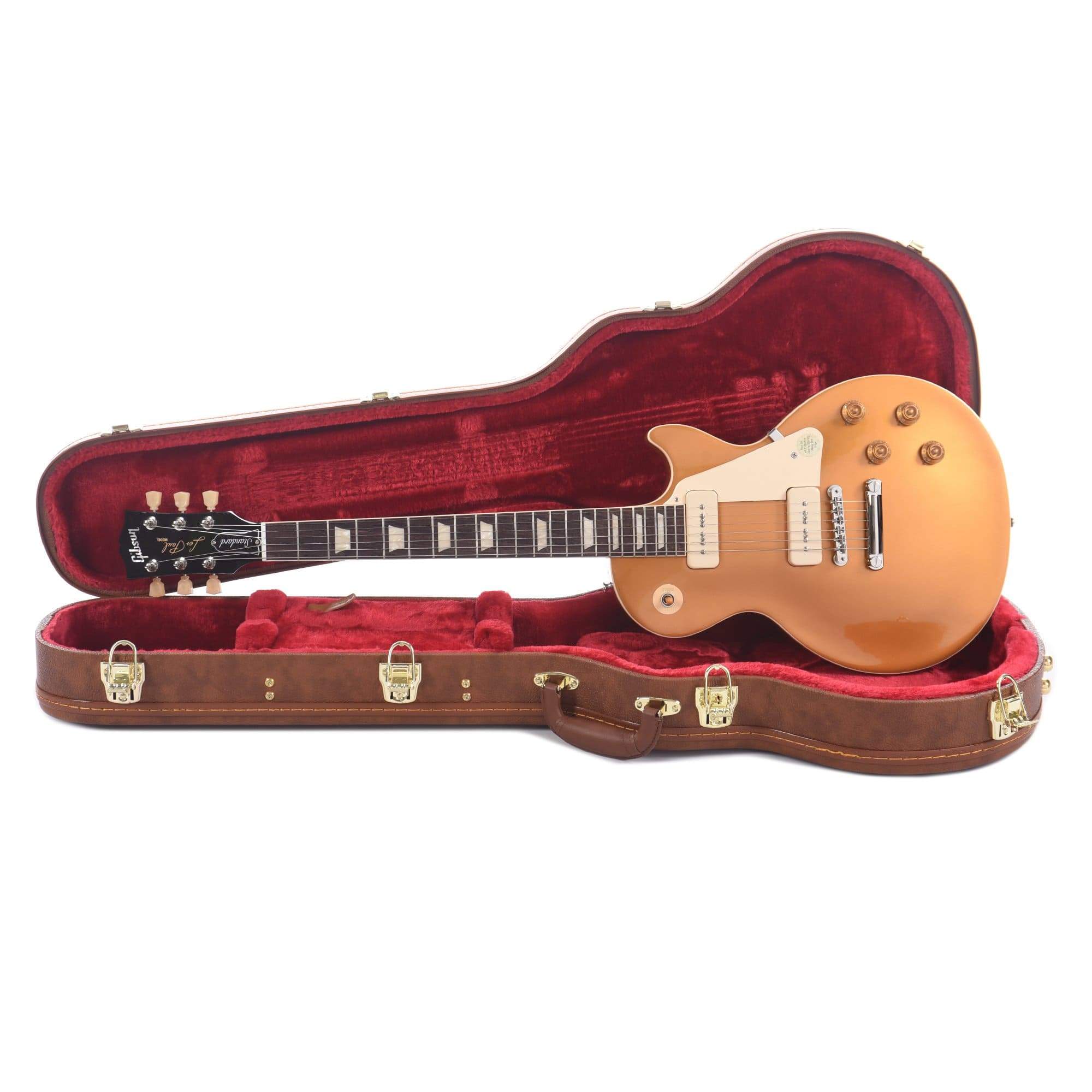 Gibson USA Les Paul Standard '50s P90 Gold Top Electric Guitars / Solid Body