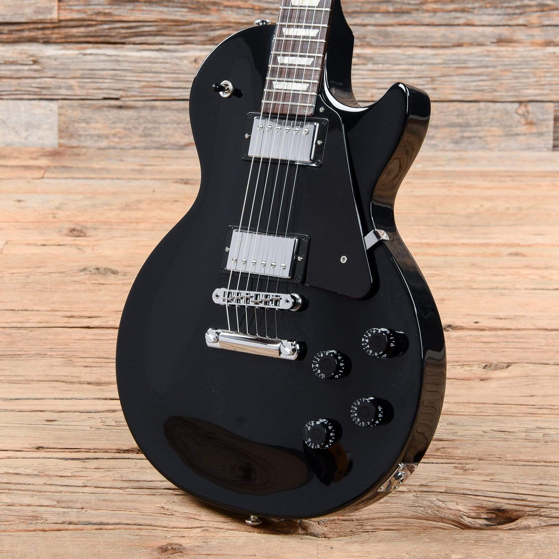 Gibson USA Les Paul Studio Ebony Electric Guitars / Solid Body