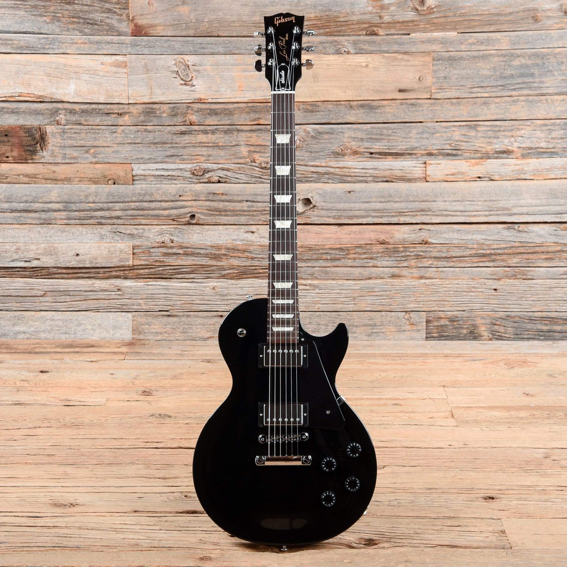 Gibson USA Les Paul Studio Ebony Electric Guitars / Solid Body