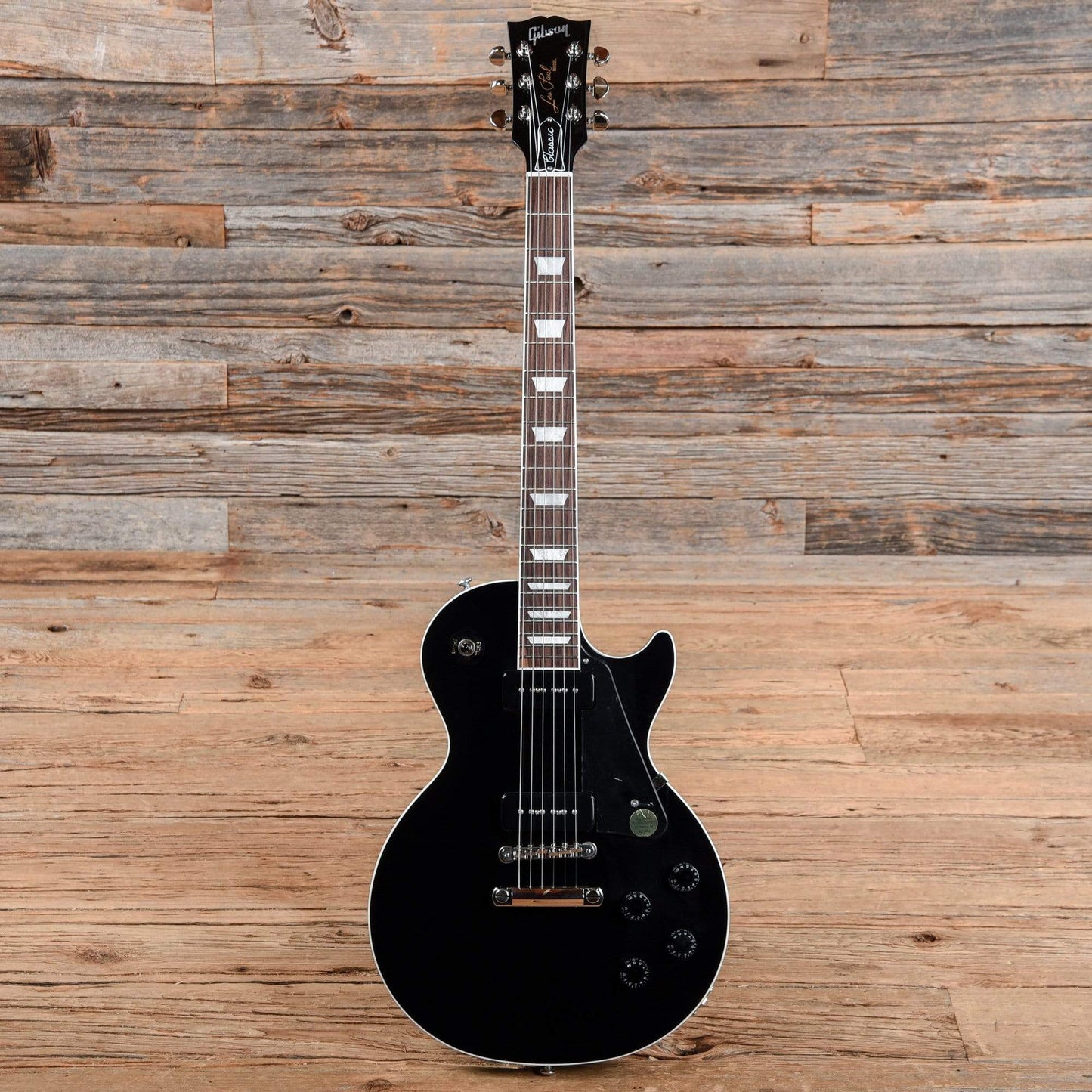 Gibson USA LP Classic 2018 Ebony w/Hardshell Case Electric Guitars / Solid Body