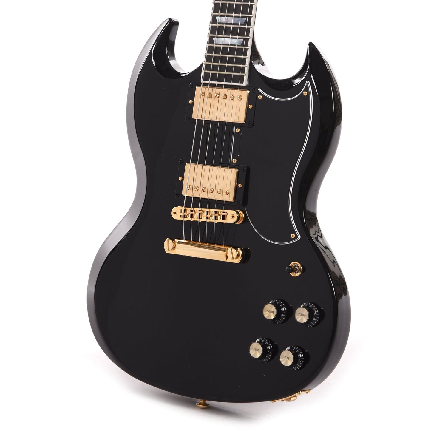 Gibson USA SG Modern Ebony w/Gold Hardware (CME Exclusive) Electric Guitars / Solid Body