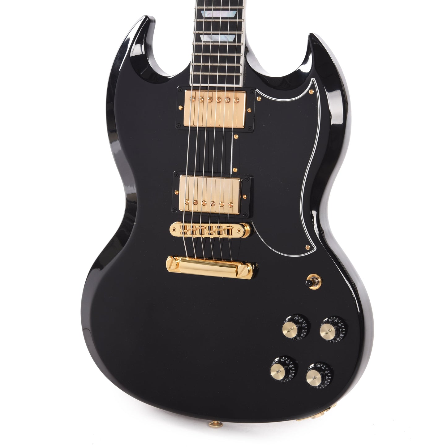 Gibson USA SG Modern Ebony w/Gold Hardware Electric Guitars / Solid Body