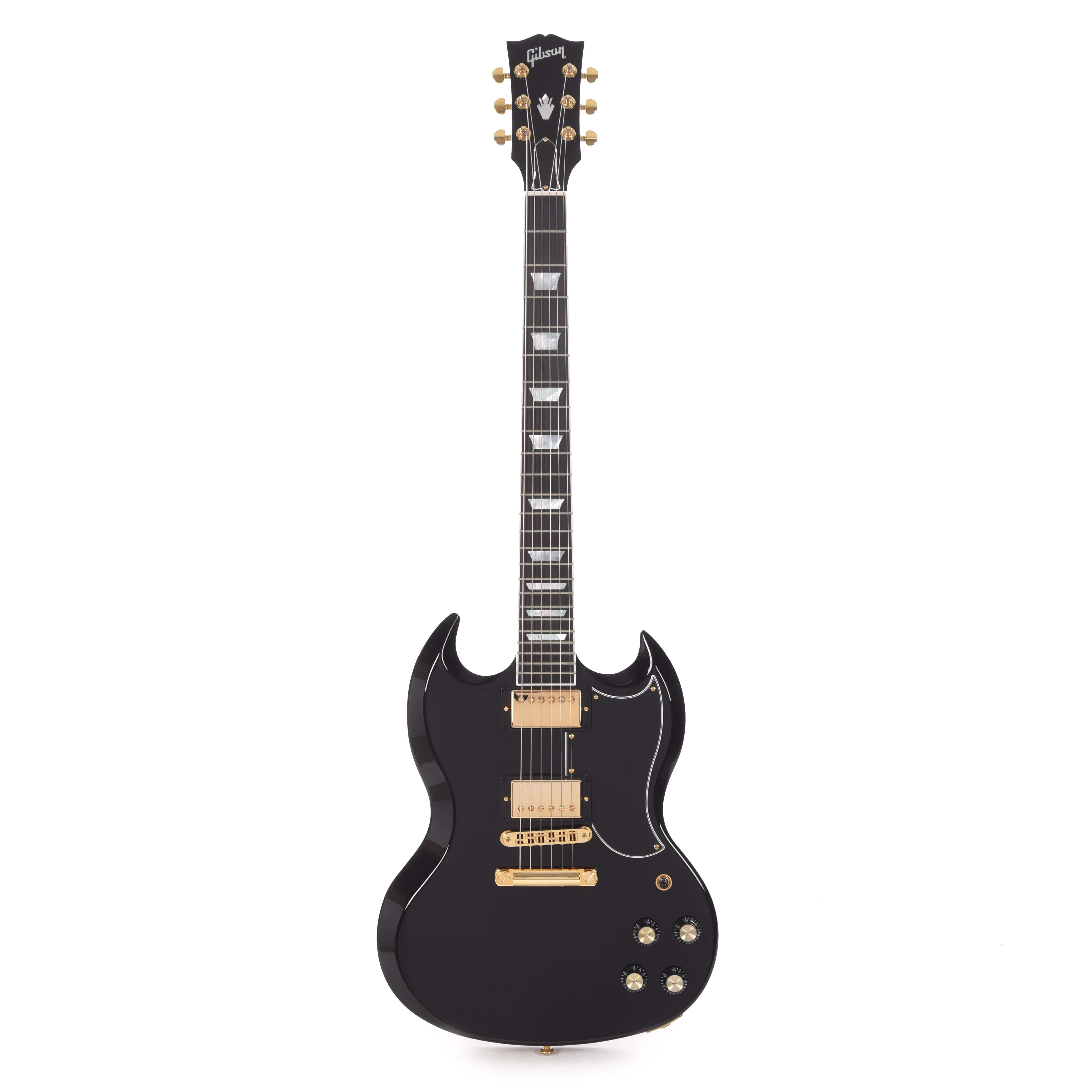 Gibson USA SG Modern Ebony w/Gold Hardware Electric Guitars / Solid Body