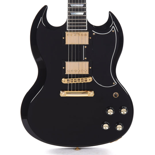 Gibson USA SG Modern Ebony w/Gold Hardware Electric Guitars / Solid Body
