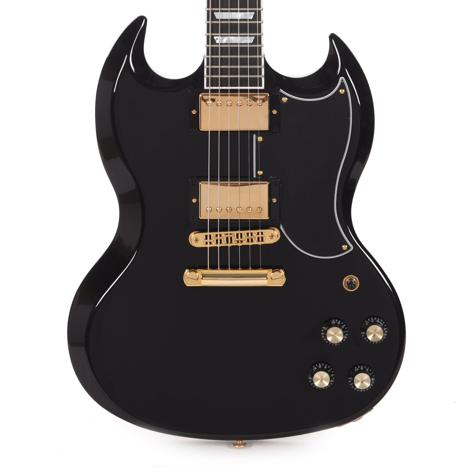 Gibson USA SG Modern Ebony w/Gold Hardware Electric Guitars / Solid Body