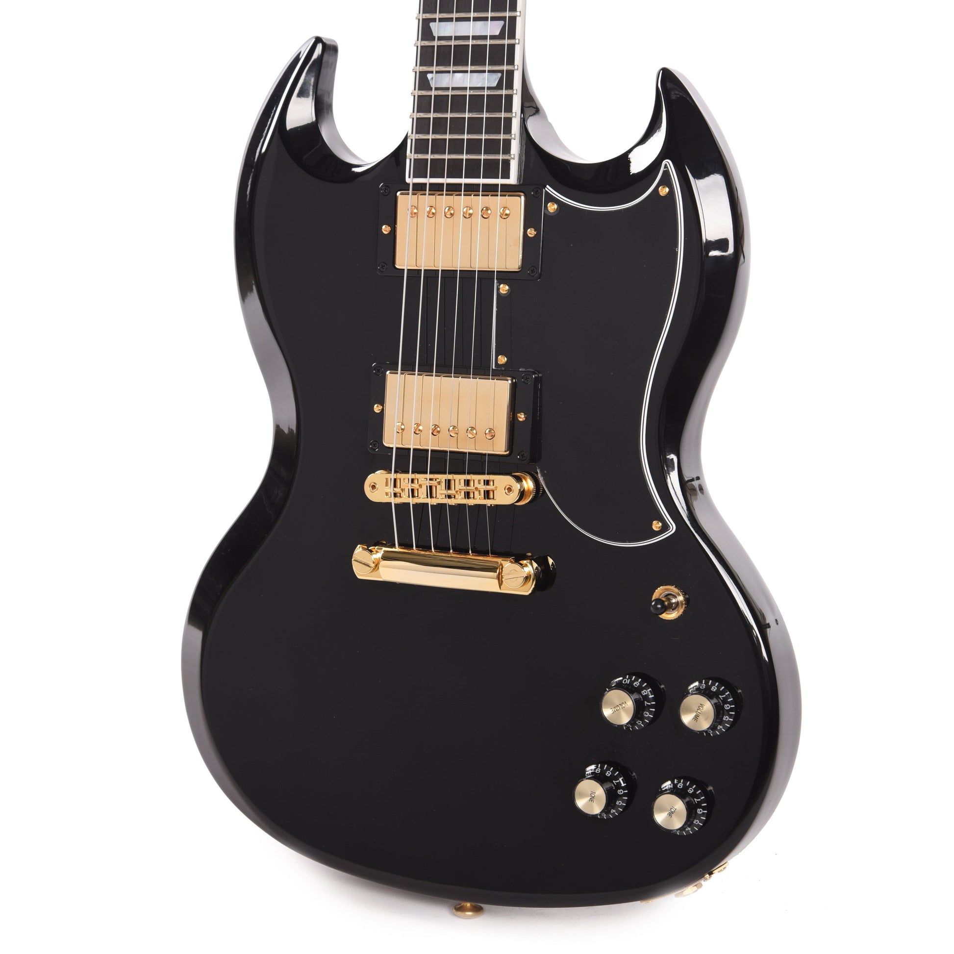 Gibson USA SG Modern Ebony w/Gold Hardware Electric Guitars / Solid Body
