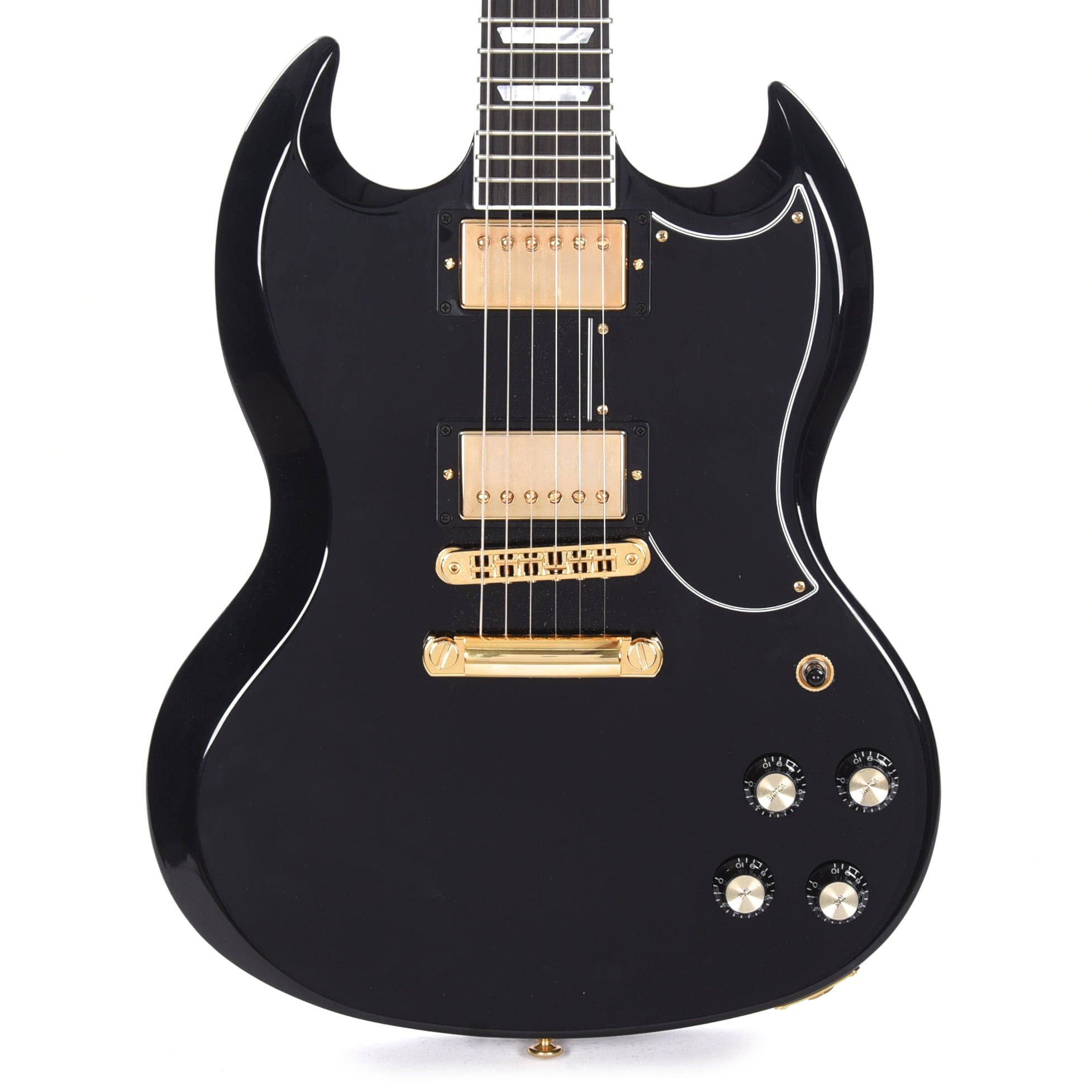 Gibson USA SG Modern Ebony w/Gold Hardware Electric Guitars / Solid Body
