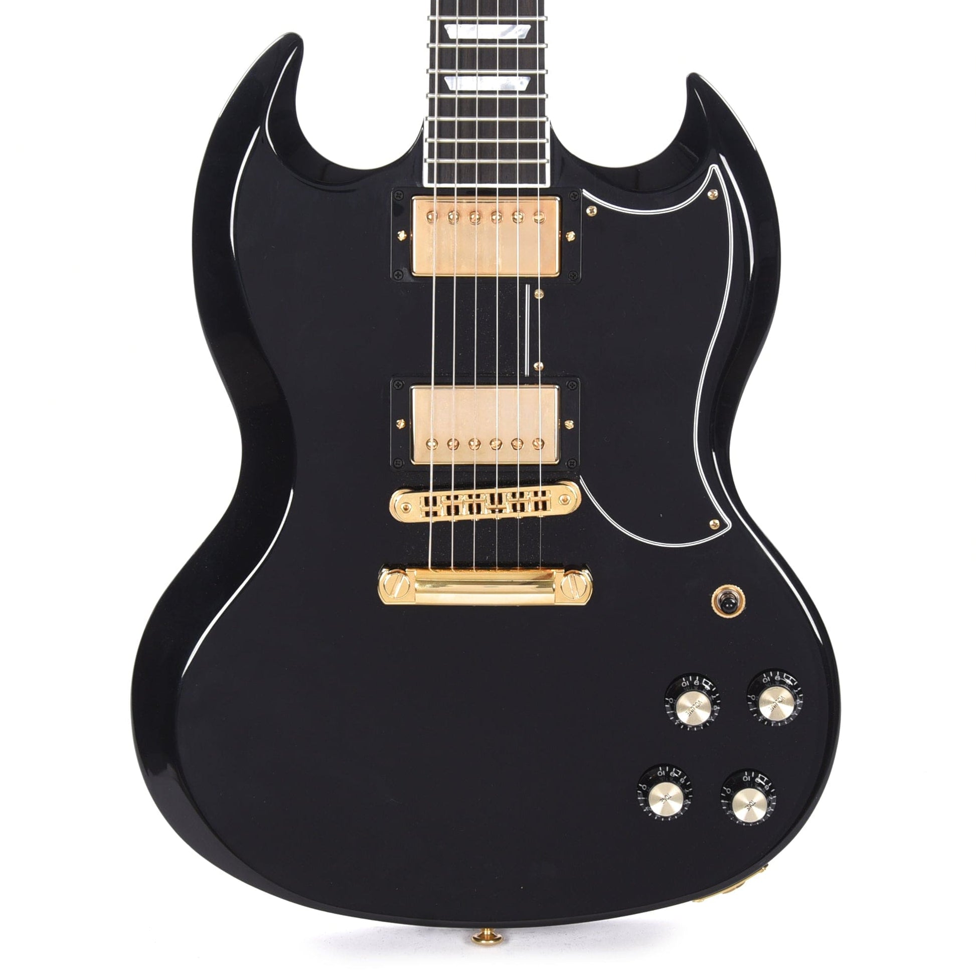 Gibson USA SG Modern Ebony w/Gold Hardware Electric Guitars / Solid Body
