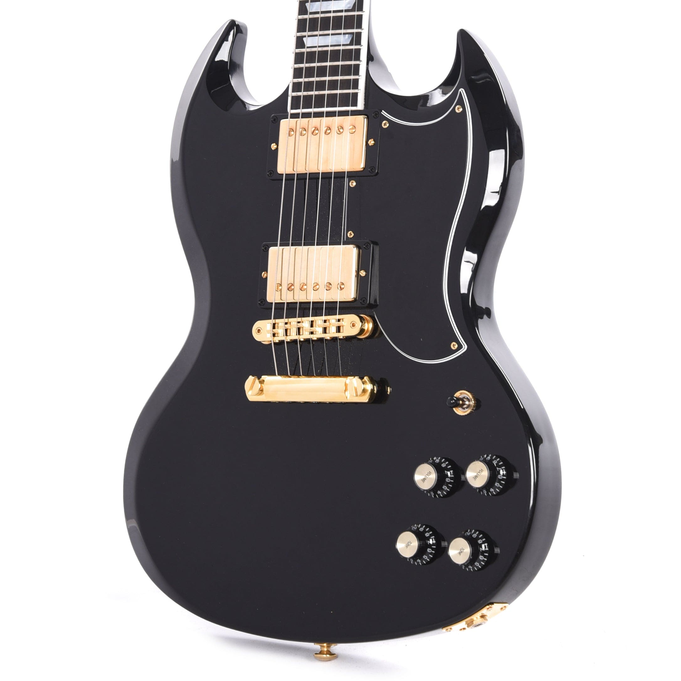 Gibson USA SG Modern Ebony w/Gold Hardware Electric Guitars / Solid Body