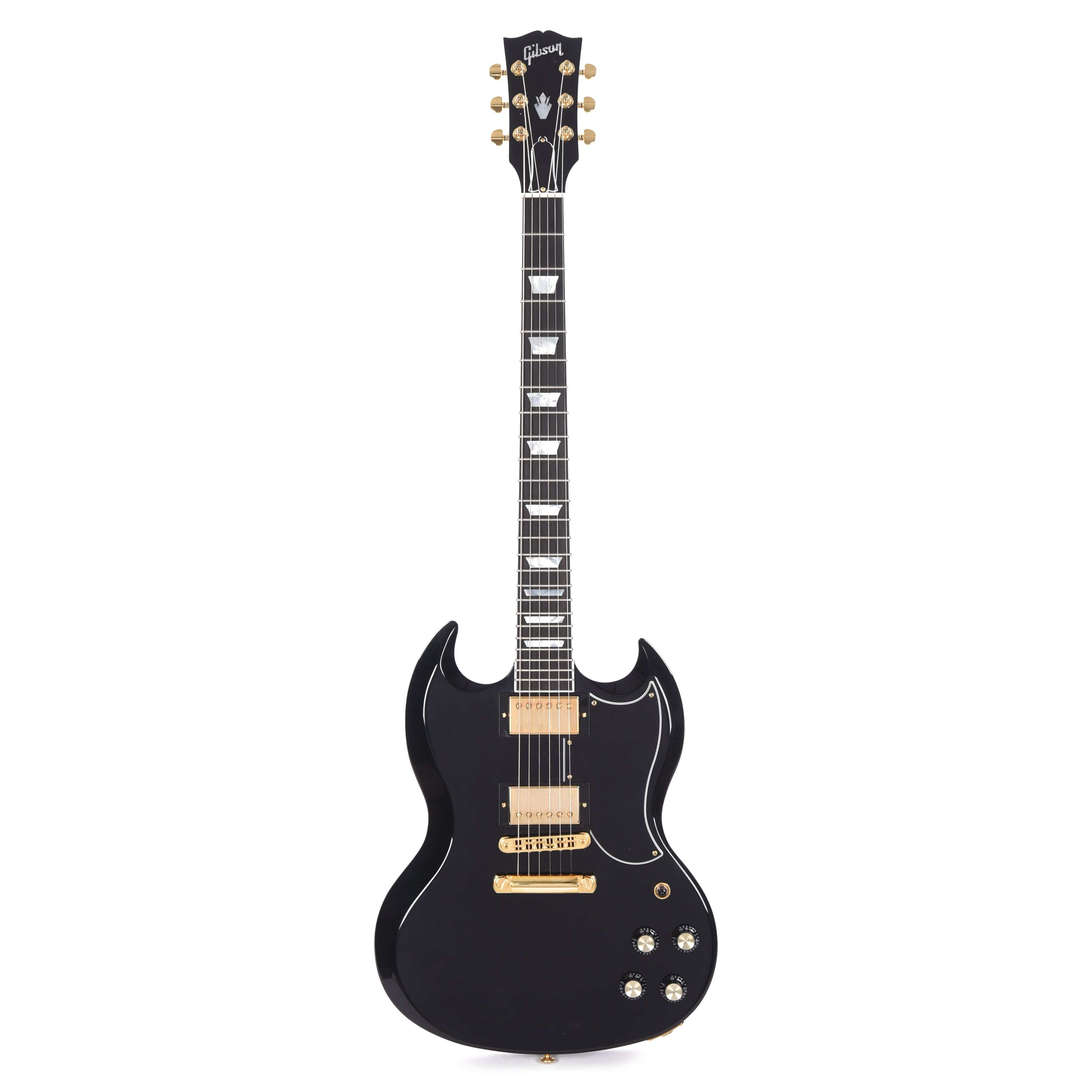 Gibson USA SG Modern Ebony w/Gold Hardware Electric Guitars / Solid Body