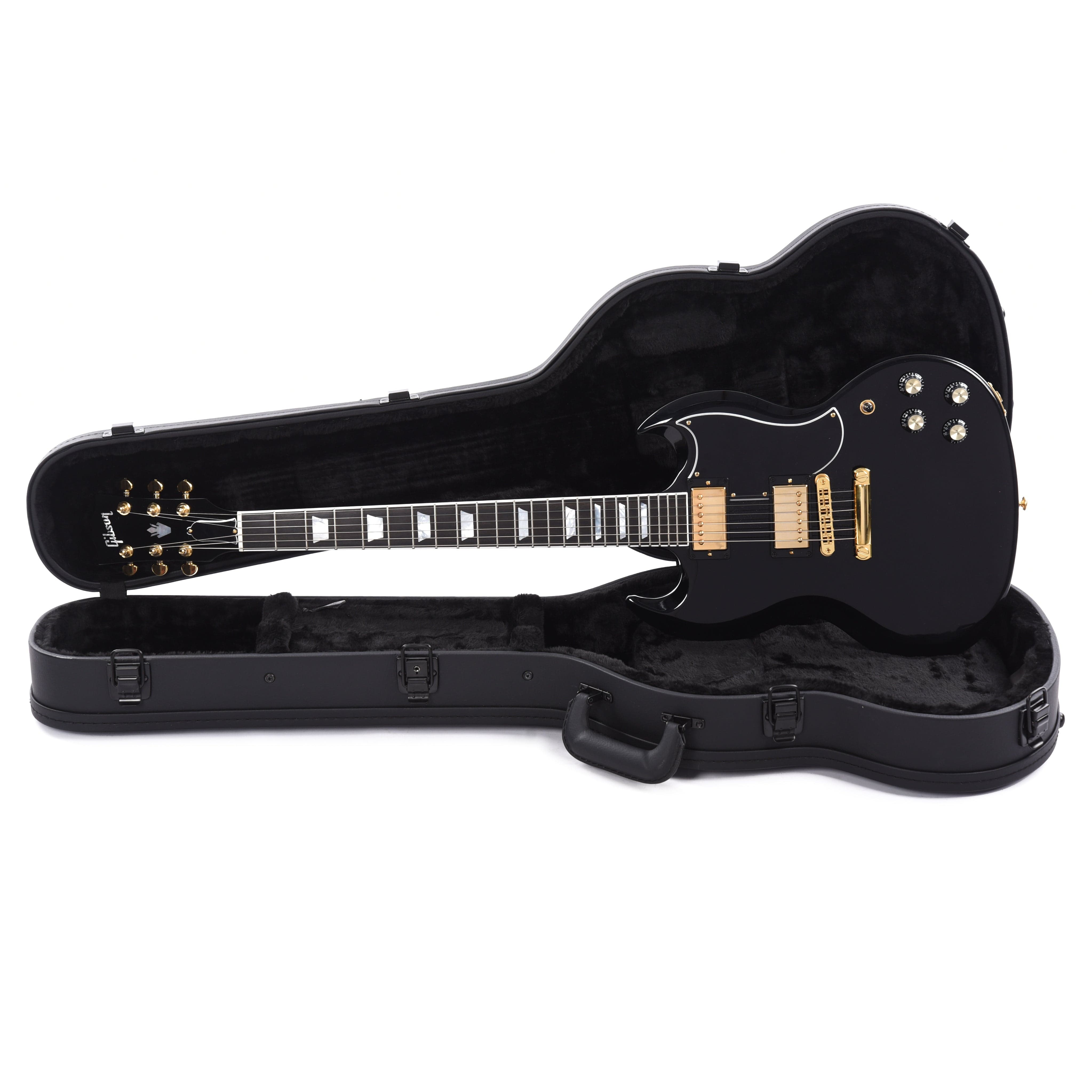 Gibson USA SG Modern Ebony w/Gold Hardware Electric Guitars / Solid Body