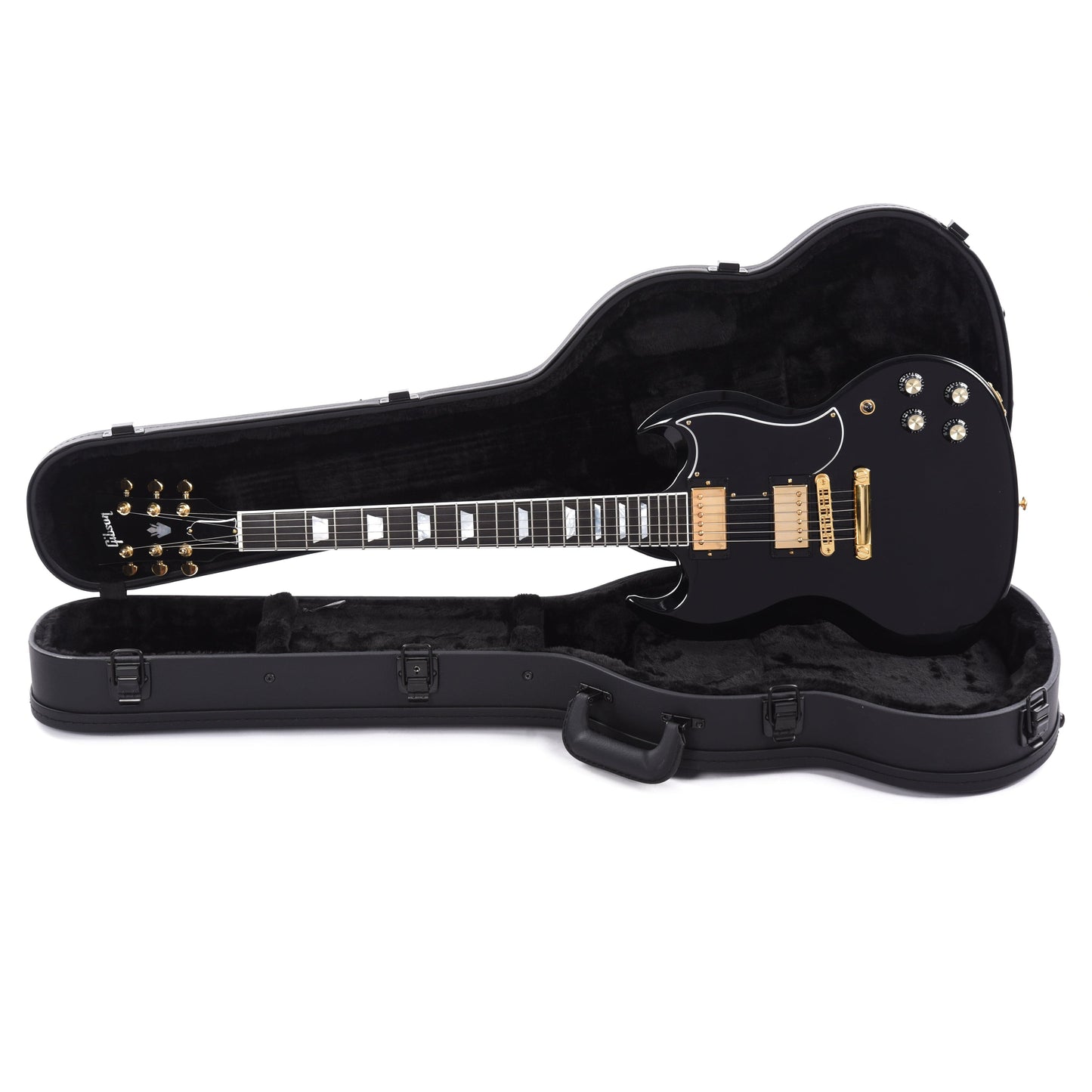 Gibson USA SG Modern Ebony w/Gold Hardware Electric Guitars / Solid Body