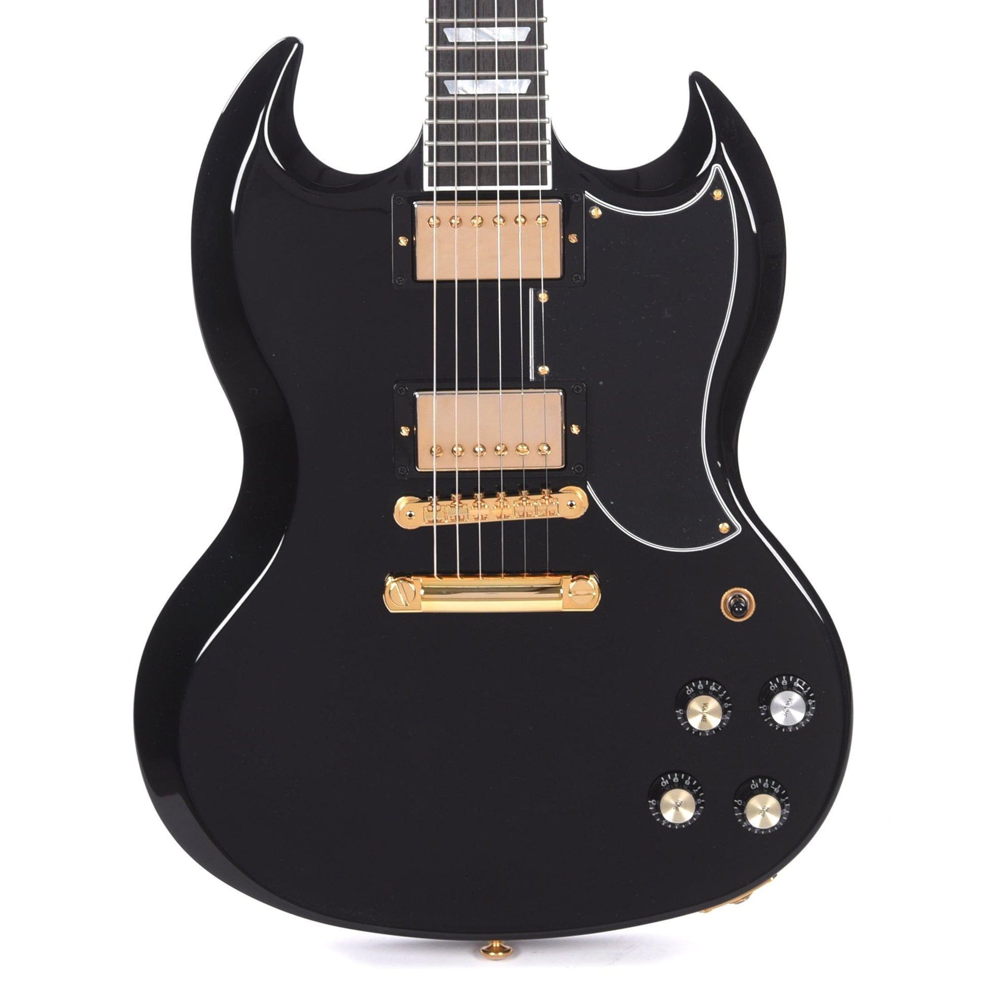 Gibson USA SG Modern Ebony w/Gold Hardware Electric Guitars / Solid Body