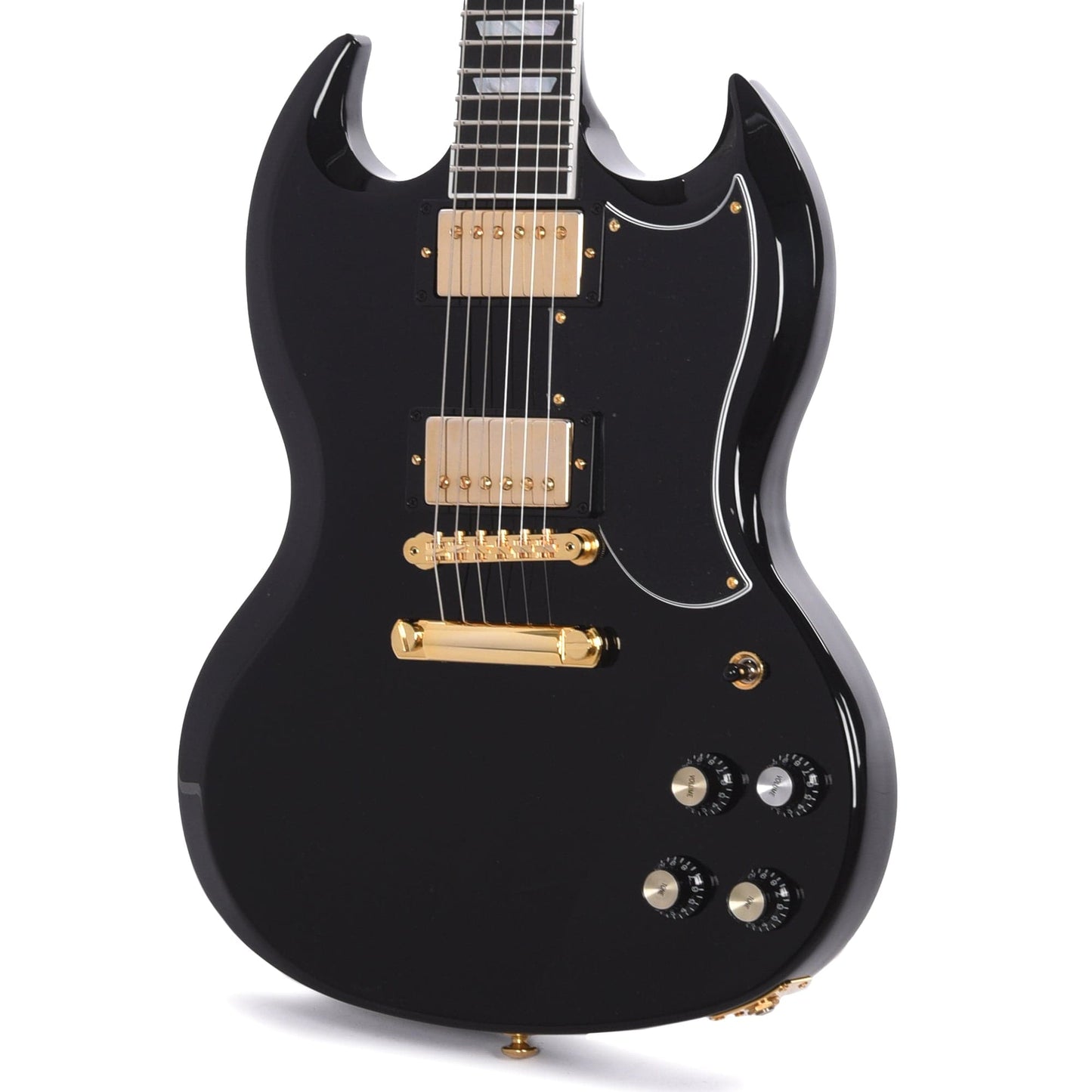 Gibson USA SG Modern Ebony w/Gold Hardware Electric Guitars / Solid Body