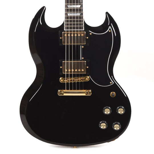 Gibson USA SG Modern Ebony w/Gold Hardware Electric Guitars / Solid Body