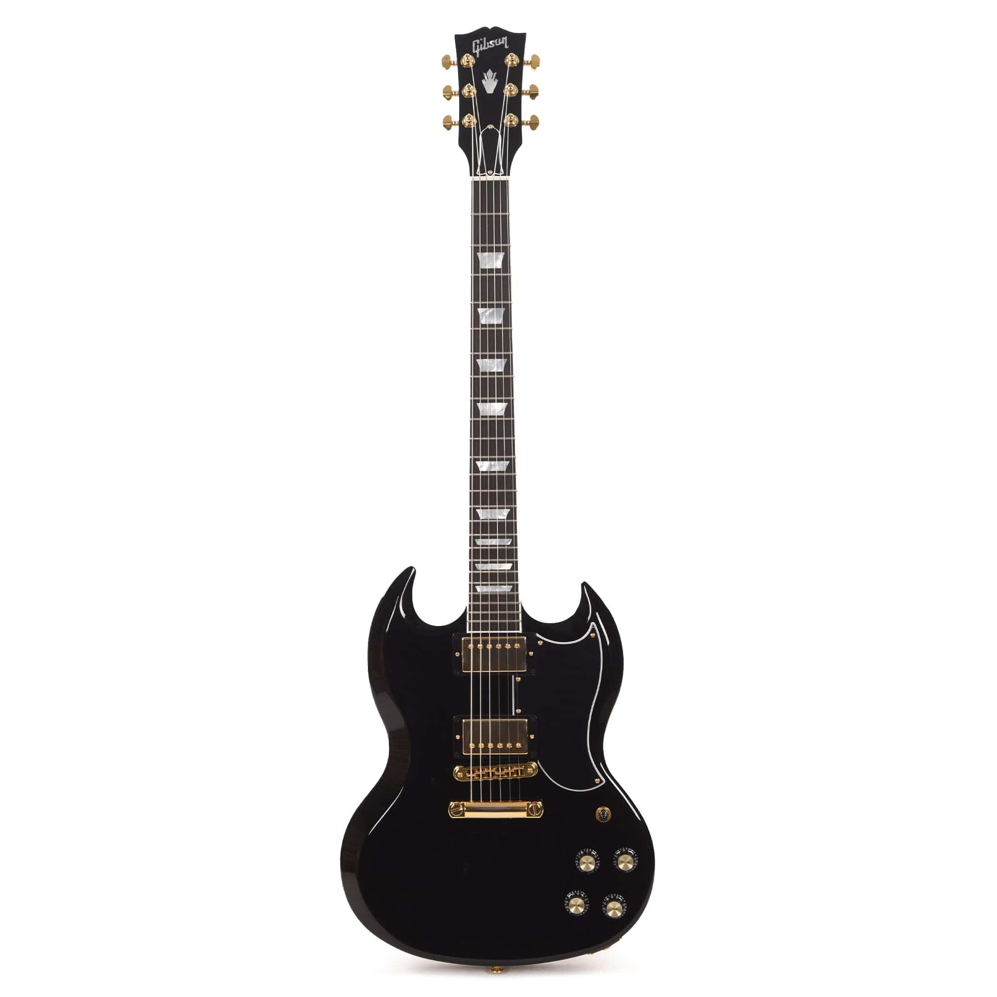 Gibson USA SG Modern Ebony w/Gold Hardware Electric Guitars / Solid Body