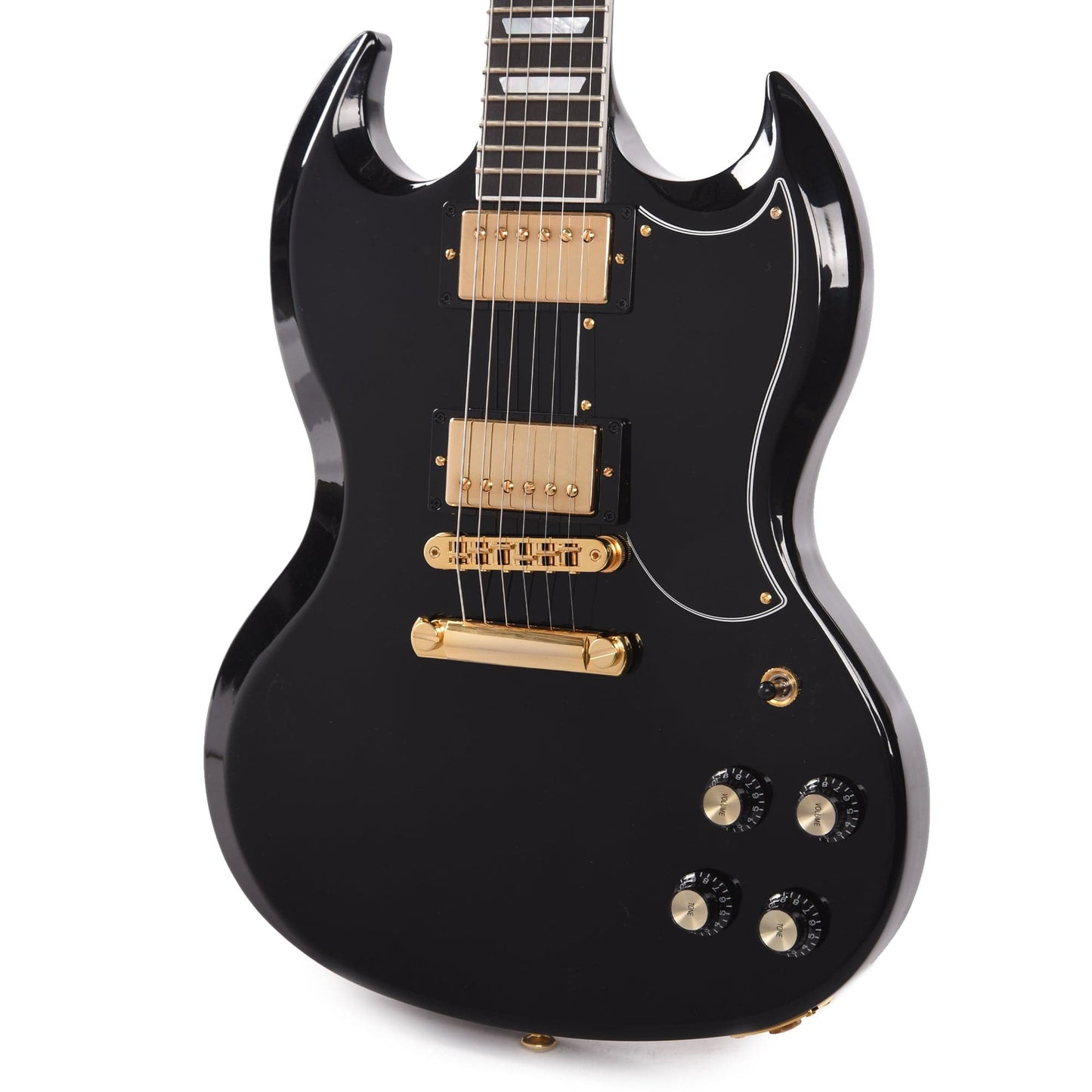 Gibson USA SG Modern Ebony w/Gold Hardware Electric Guitars / Solid Body