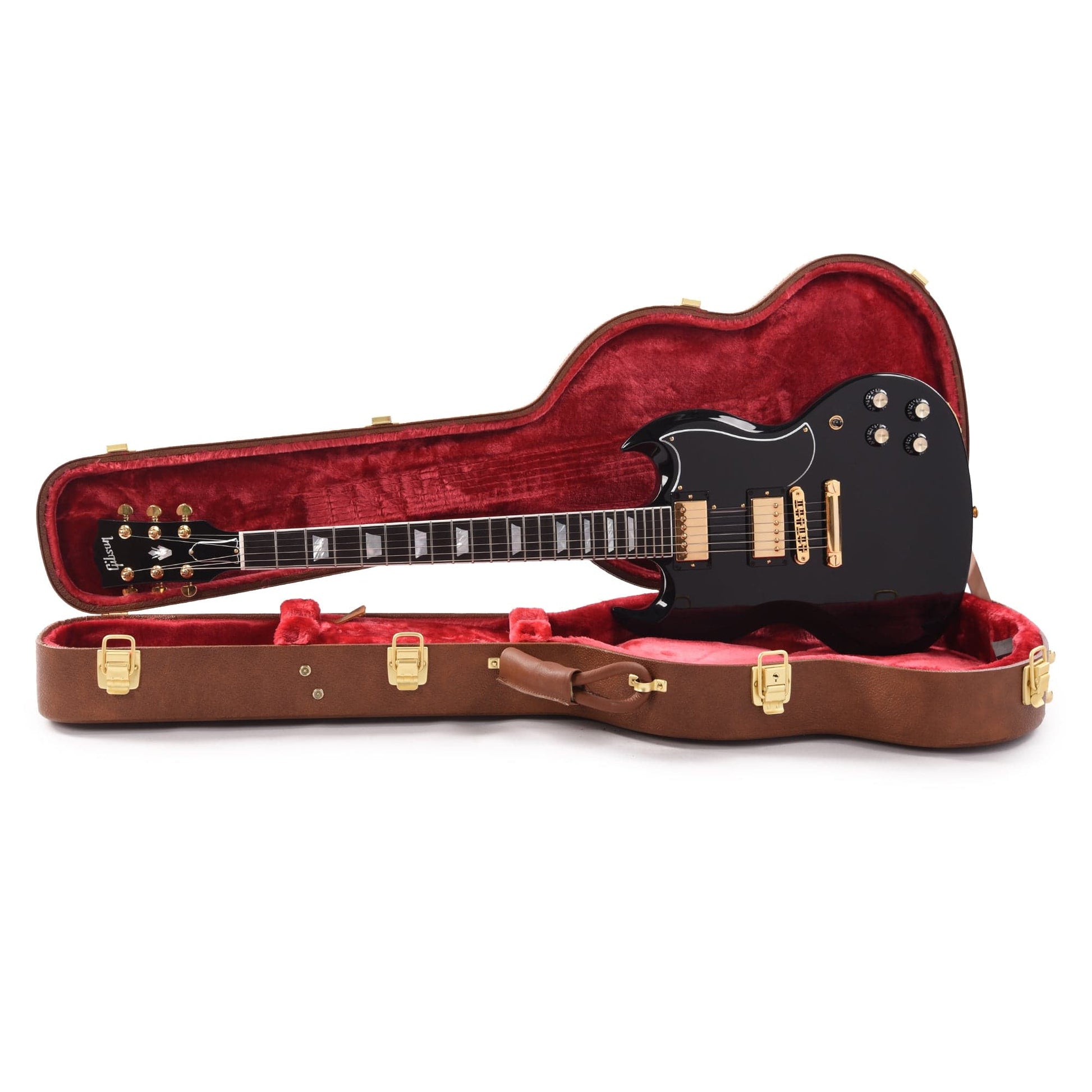 Gibson USA SG Modern Ebony w/Gold Hardware Electric Guitars / Solid Body