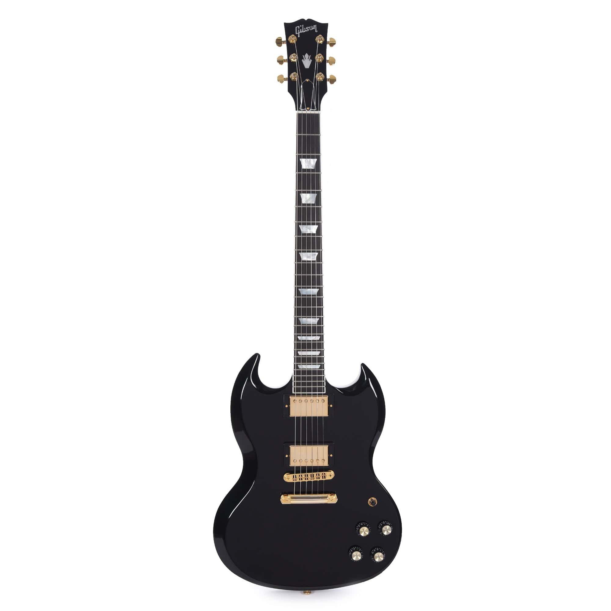 Gibson USA SG Modern Ebony w/Gold Hardware Electric Guitars / Solid Body